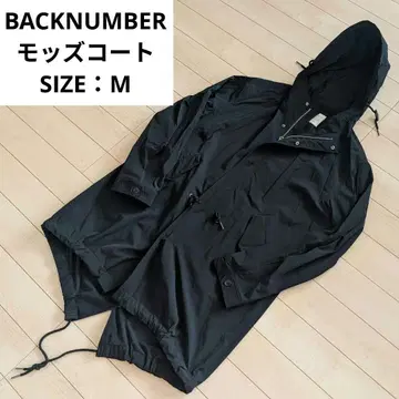 백넘버 BACKNUMBER 모즈 코트 블랙 남성용 M 사이즈