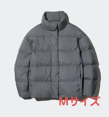 유니클로 UNIQLO 파우더 소프트 다운 자켓 그레이