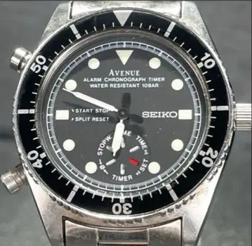 SEIKO Avenue 손목시계 알람 크로노그래프 카메이도 모델