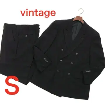 H3164 빈티지 블랙 더블 수트