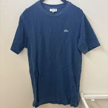 LACOSTE 클래식 핏 T셔츠 M 네이비