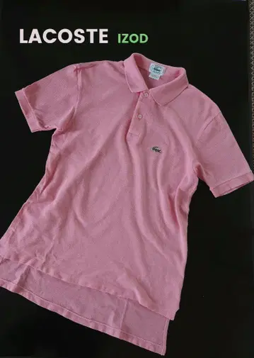 [ LACOSTE ] IZOD 80~90s USA 핑크 S 빈티지
