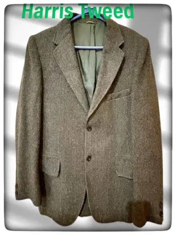 해리스 트위드 테일러드 자켓