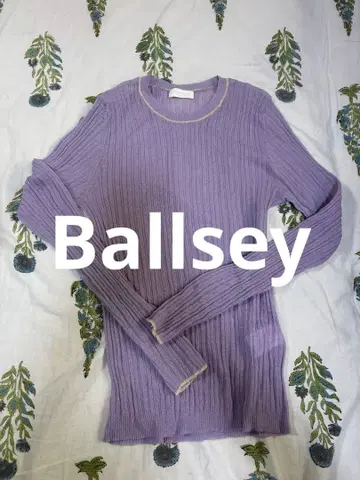 Ballsey 크루넥 니트 퍼플