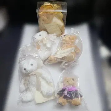 미개봉 렉서스 오리지널 미니 테디베어 5개 세트