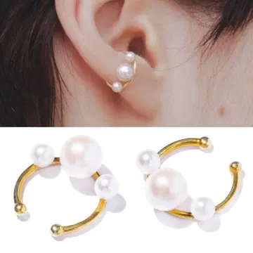 Les bonbon 루봉봉 일본제 플래닛 이어커프 담수펄