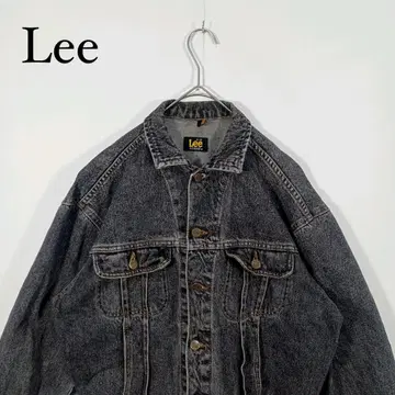 Lee 블랙 데님 자켓 G M