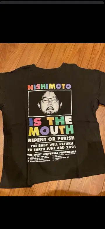 NISHIMOTO IS THE MOUTH 티셔츠 M 사이즈