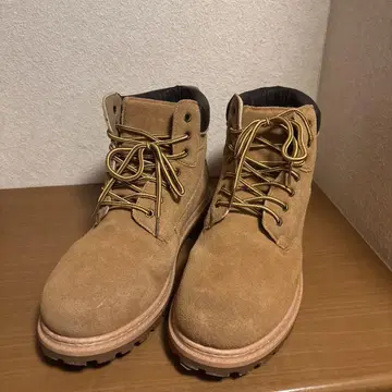 천연 가죽 남성용 워크 부츠 28cm