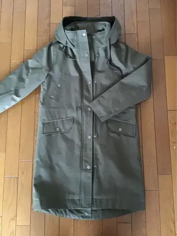 RVCA 여성용 코트 보아 안감 카키색 미사용품