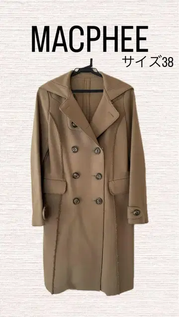 MACPHEE 맥피 울 롱 코트 38 투모로우랜드 계열