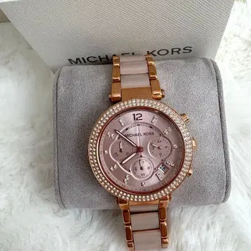 MICHAEL KORS 골드 핑크 시계