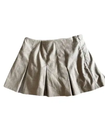 ZARA 플리츠 스커트 베이지