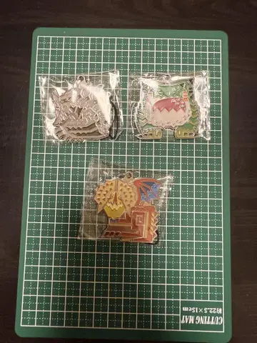 몬스터 헌터 와일즈 몬스터 아이콘 메탈 키링