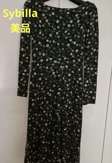 시빌라 꽃무늬 긴팔 티셔츠 원피스 M