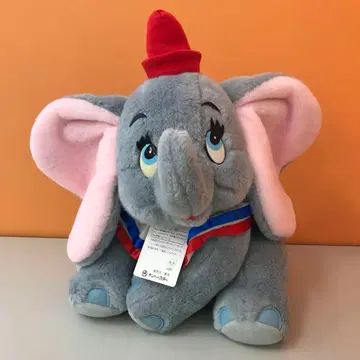 [택 포함/레어] 선앤스타 덤보 봉제 인형 디즈니 레트로 빨간 모자