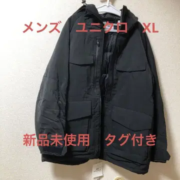 유니클로 White Mountaineering 블랙 다운 자켓