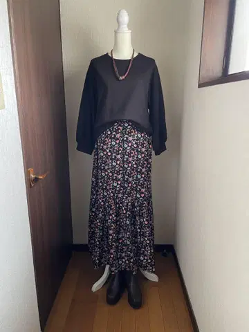 나카야마 안나 콜라보 롱 스커트
