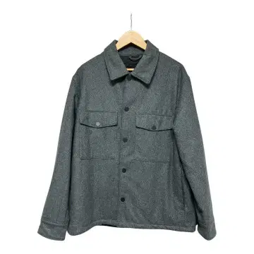 H&M 그레이 셔츠 자켓 코트 L 사이즈