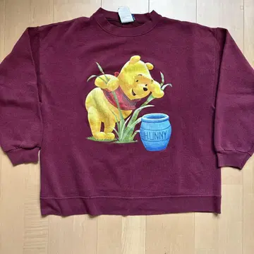 90s 디즈니 푸우 맨투맨