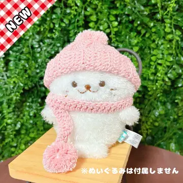 [ 시로탄 포테포테 마스코트용 ] 니트 모자 & 머플러