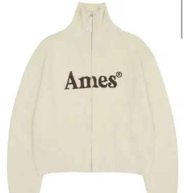 Ames 풀 집업 니트 한국 FULL ZIP UP KNIT
