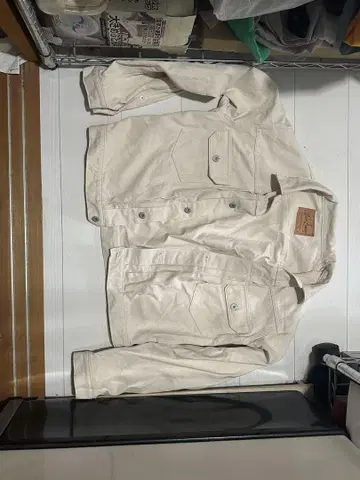 Backers 화이트 데님 자켓 사이즈 42