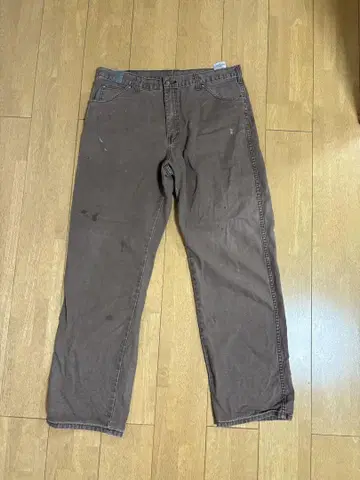 Dickies 브라운 워크 팬츠