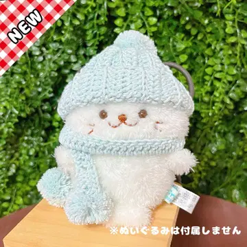 [ 시로탄 포테포테 마스코트용 ] 니트 모자 & 머플러