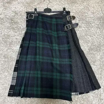 O'NEIL OF DUBLIN 체크 무늬 퀼트 스커트