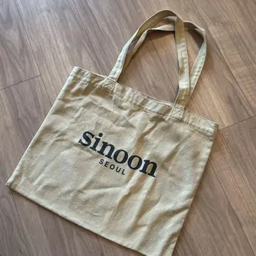 한국 한정 sinoon 시누운 토트백 에코백 베이지 L 사이즈