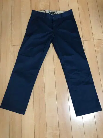 소프트 머신 치노 팬츠 네이비 사이즈 표기 L