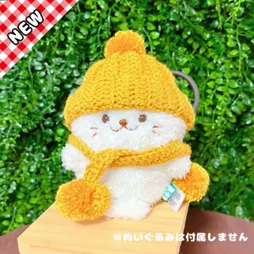 [ 시로탄 포테포테 마스코트용 ] 니트 모자 & 머플러