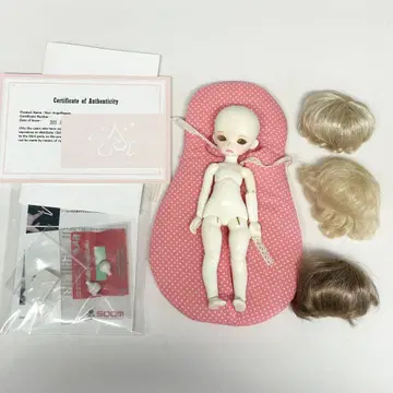 인형 imda1.7 anne 화이트 본체 인증서 포함 가발 3개