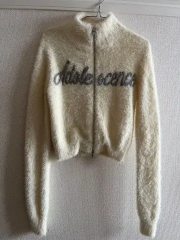 SLY ZIP UP JQ 로고 상의 집업 니트