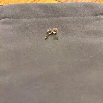 Lilas 리라 다이아 10mm 바 귀걸이 K10