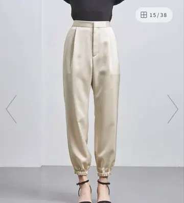 유나이티드 애로우즈 클린 새틴 조거 팬츠