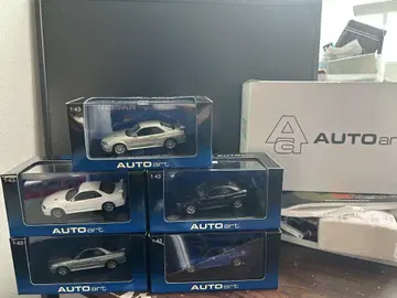 AUTOart 닛산 스카이라인 GT-R(R34) 미니카 세트