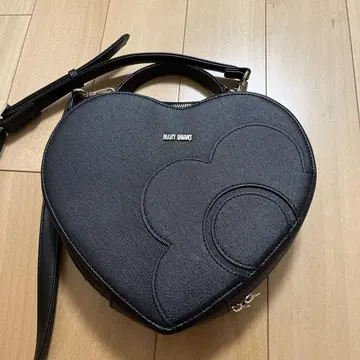 MARY QUANT 마리콴트 하트형 블랙 백