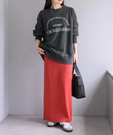 PUAL CE CIN [ Du noir ] 내로우 스커트