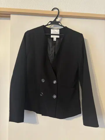 FOREVER 21 블랙 노카라 자켓 M