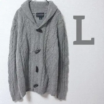 [CP Preparetory MFG] 남성용 가디건 그레이 L 겉옷