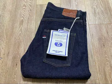 너구리 청바지 테이퍼드 W33 스트레치 셀비지 일본제