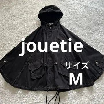 jouetie 쥬에티 복각 오버 판초 후드 부착 락 데님