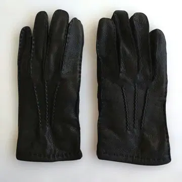 van 블랙 가죽 장갑