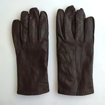 VAN 다크 브라운 가죽 장갑