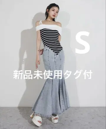 Darich 다리치 프린세스 머메이드 데님 스커트