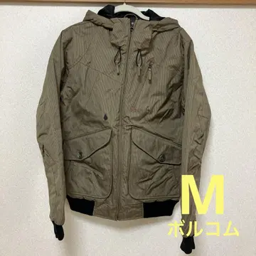 볼컴 남성용 점퍼 M 사이즈 그레이지 스트라이프