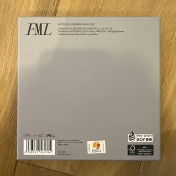 [새상품] 포토 카드 포함 SEVENTEEN FML 앨범 CD