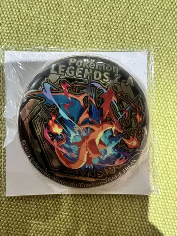 포켓몬 LEGENDS Z-A 메가 리자몽 Y 금 배지